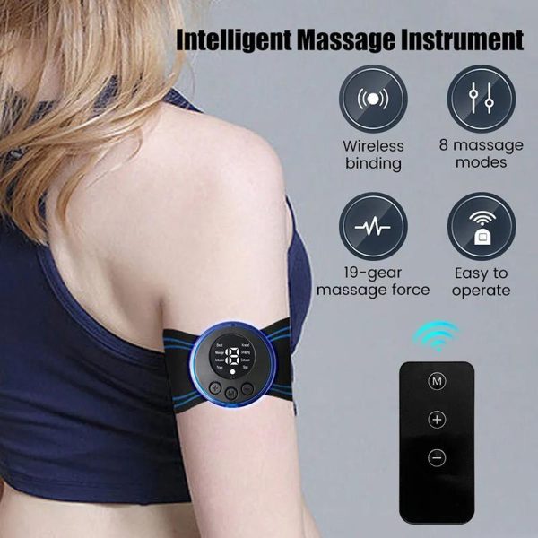 Butterfly EMS Neck Massager: Soothe Pain & Relax Muscles