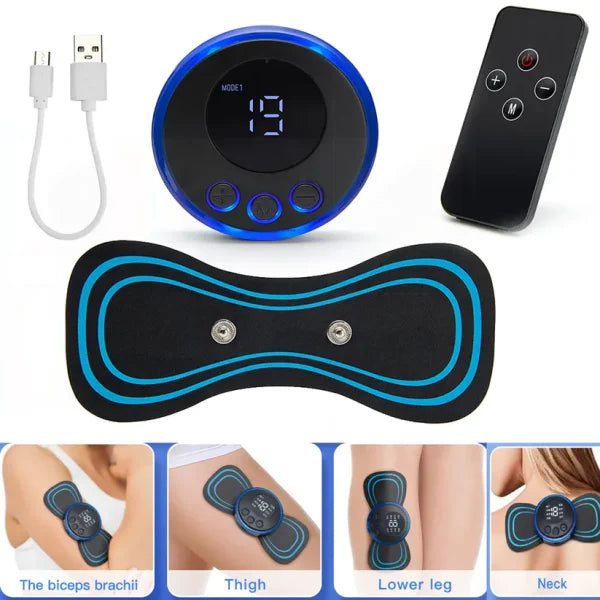 Butterfly EMS Neck Massager: Soothe Pain & Relax Muscles